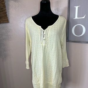 Yellow long sleeve XL shirt